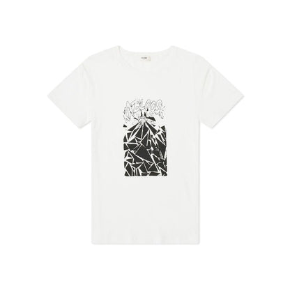 T-shirt en coton imprimé Céline