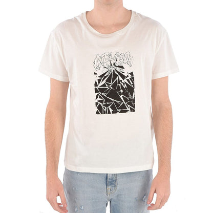 T-shirt en coton imprimé Céline