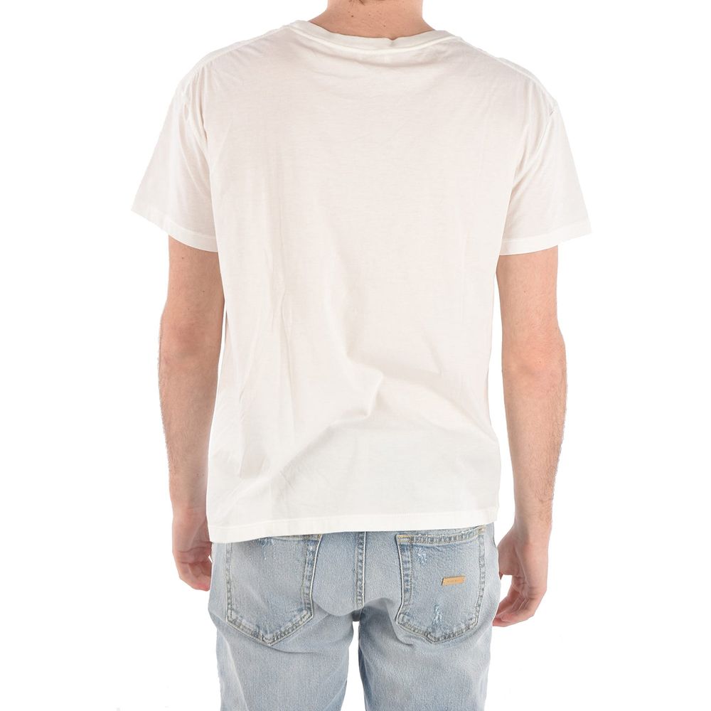 T-shirt en coton imprimé Céline
