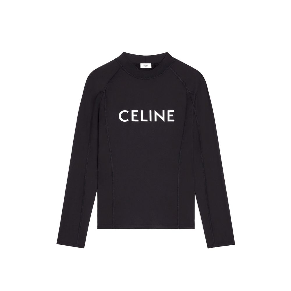 T-shirt en jersey extensible avec logo surf Céline