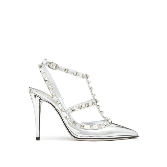 Escarpins en cuir Rockstud Valentino Garavani