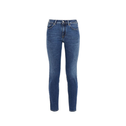 Acne Studios Blå Konst Climb Jean en denim de coton bleu moyen