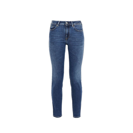 Acne Studios Blå Konst Climb Jean en denim de coton bleu moyen