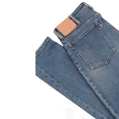 Acne Studios Blå Konst Climb Jean en denim de coton bleu moyen