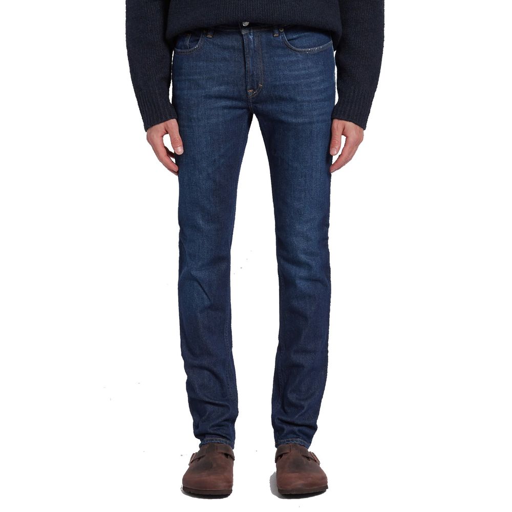 Acne Studios Blå Konst Jean en denim de coton