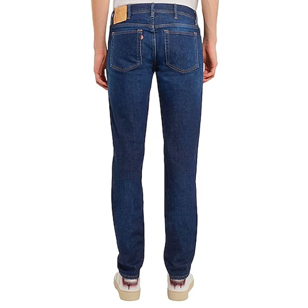 Jean Acne Studios River en coton bleu foncé