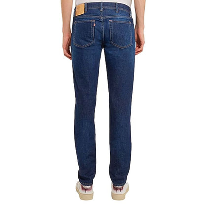 Jean Acne Studios River en coton bleu foncé