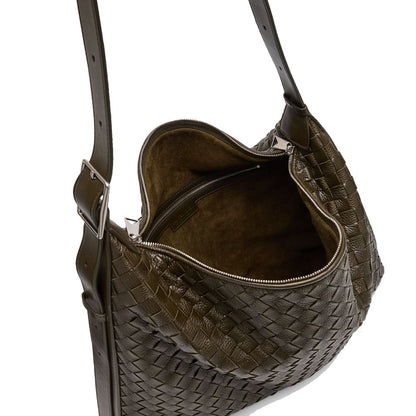 Sac hobo Bottega Veneta Traveller moyen en cuir intrecciato