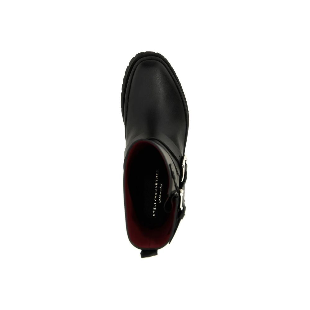 Stella McCartney Black Alter Mat Trace Ankle Boots by Stella McCartney
