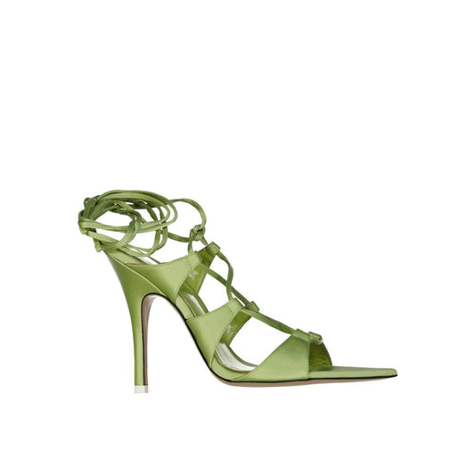 The Attico Reneè Satin Sandals by The Attico