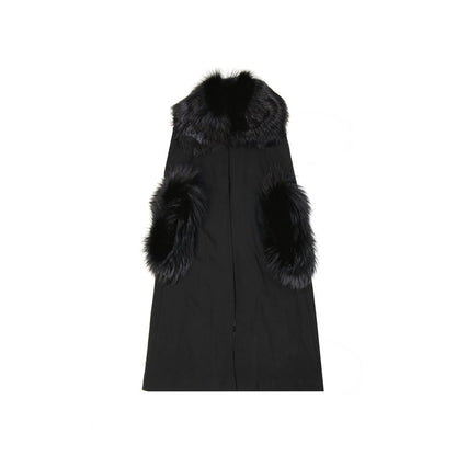 Dolce &amp; Gabbana Fur Long Coat
