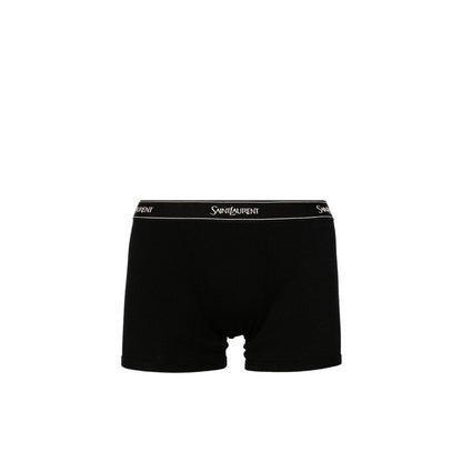 Boxer en jersey de coton avec logo Saint Laurent