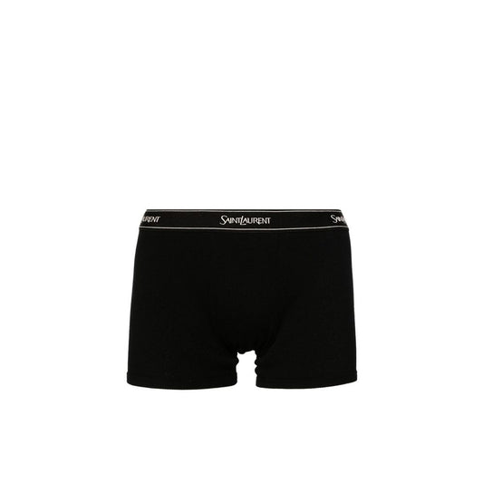 Boxer en jersey de coton avec logo Saint Laurent