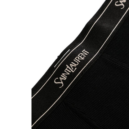 Boxer en jersey de coton avec logo Saint Laurent