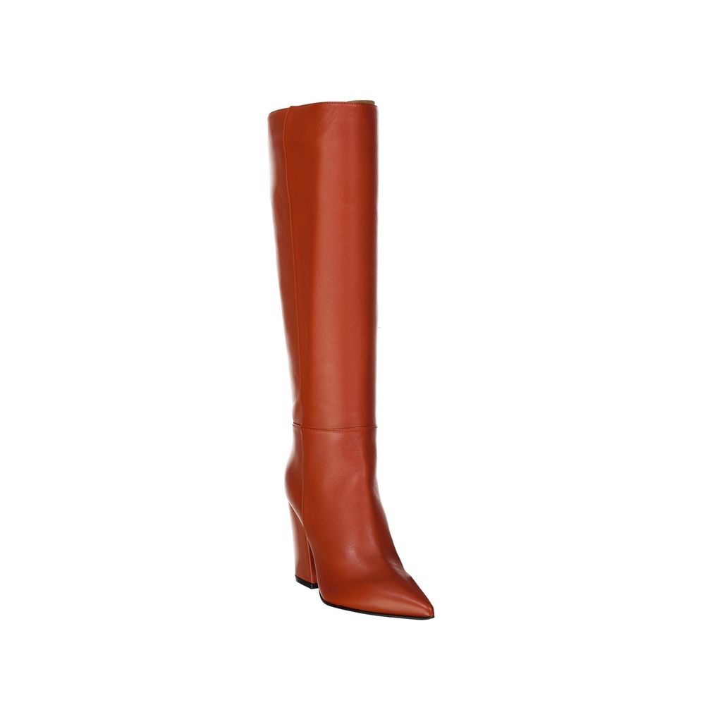 Sergio Rossi Leather Heel Boots by Sergio Rossi