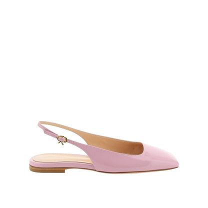 Gianvito Rossi Leather Flat Sandals by Gianvito Rossi