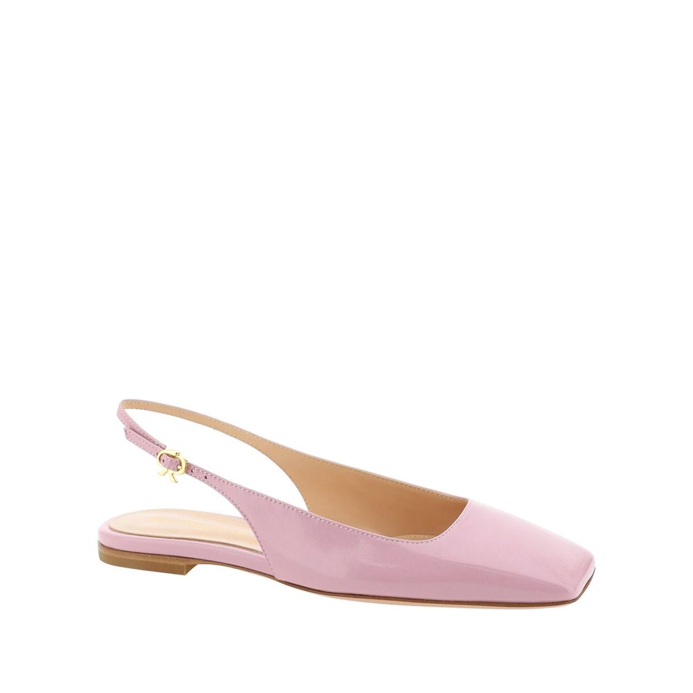Gianvito Rossi Leather Flat Sandals by Gianvito Rossi