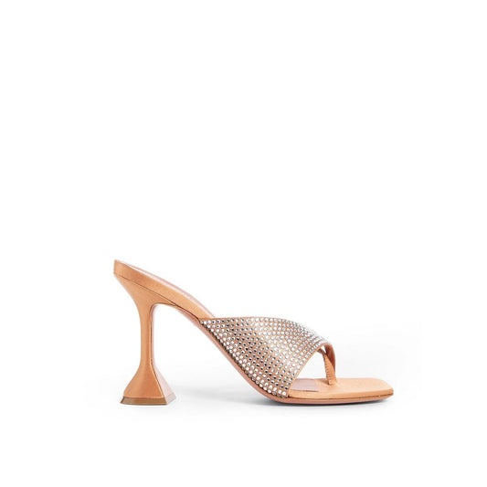 Amina Muaddi Shiona Slipper Crystals 95 Mules by Amina Muaddi