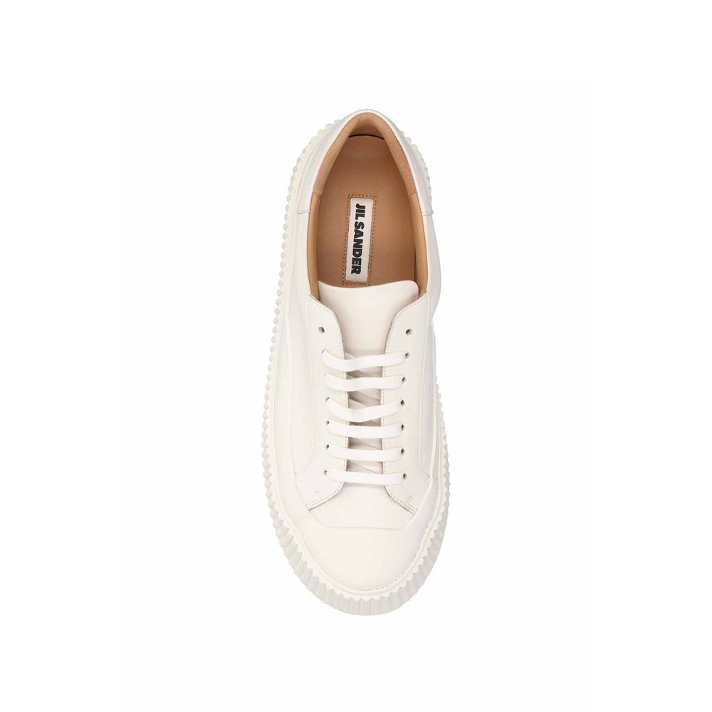 Jil Sander Maxi Sole Leather Sneakers by Jil Sander