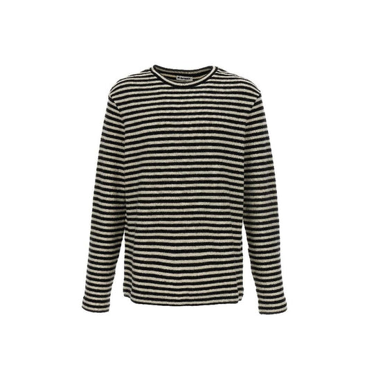 T-shirt Jil Sander en jersey compact de laine rayé