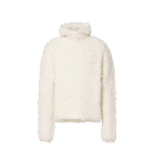Sweat à capuche en mélange d'alpaga Acne Studios