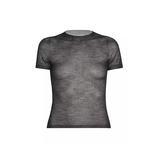 T-shirt en maille transparente Acne Studios