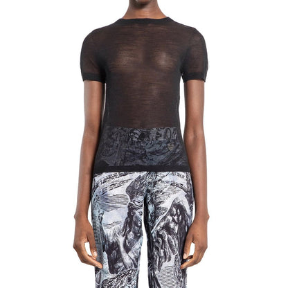 T-shirt en maille transparente Acne Studios