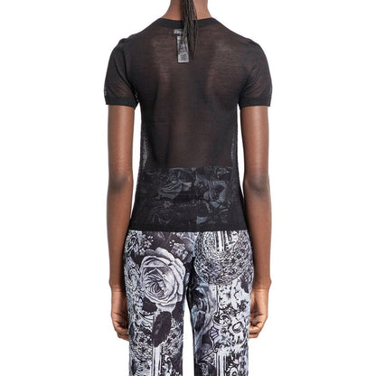 T-shirt en maille transparente Acne Studios