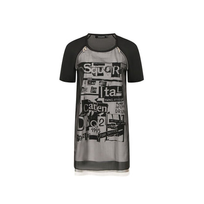 Mini-robe en soie imprimée Dsquared²