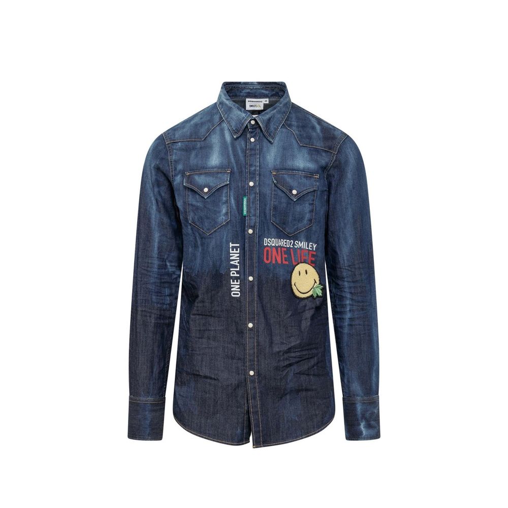 Dsquared² x Smiley Denim Shirt by Dsquared²