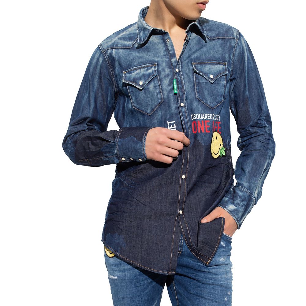 Dsquared² x Smiley Denim Shirt by Dsquared²
