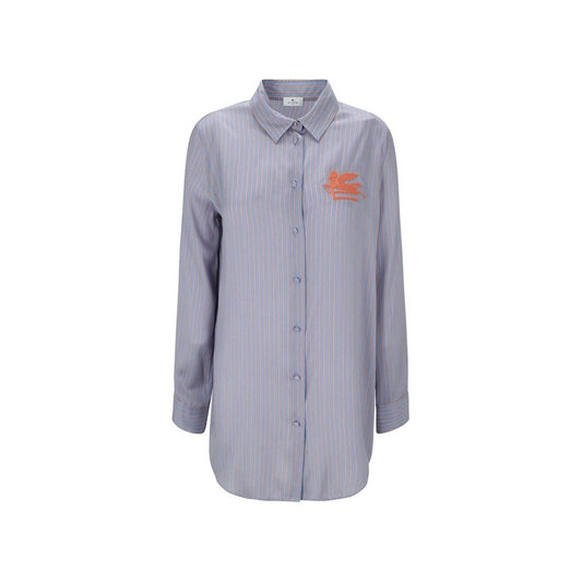 Chemise en soie rayée Etro