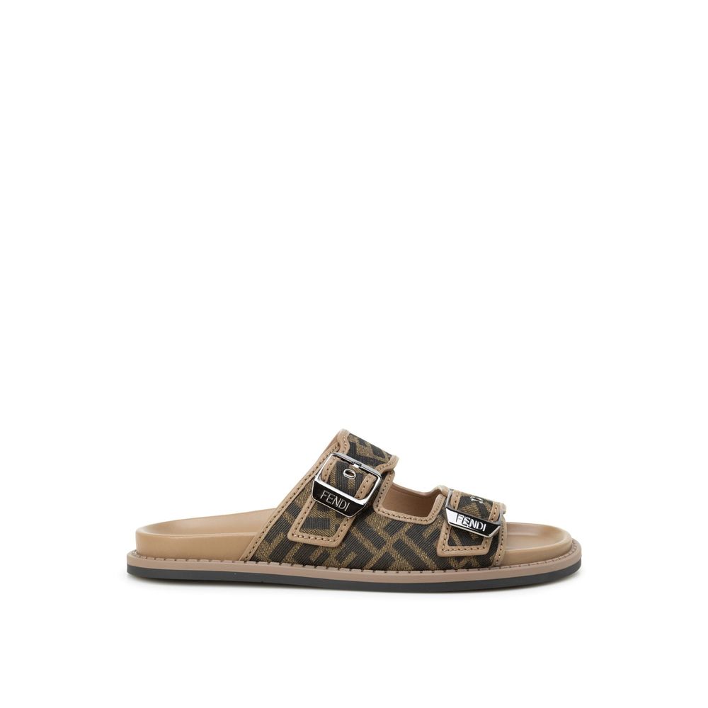 Sandales plates Fendi FF