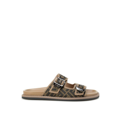 Sandales plates Fendi FF