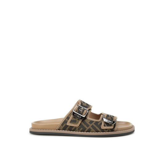 Sandales plates Fendi FF