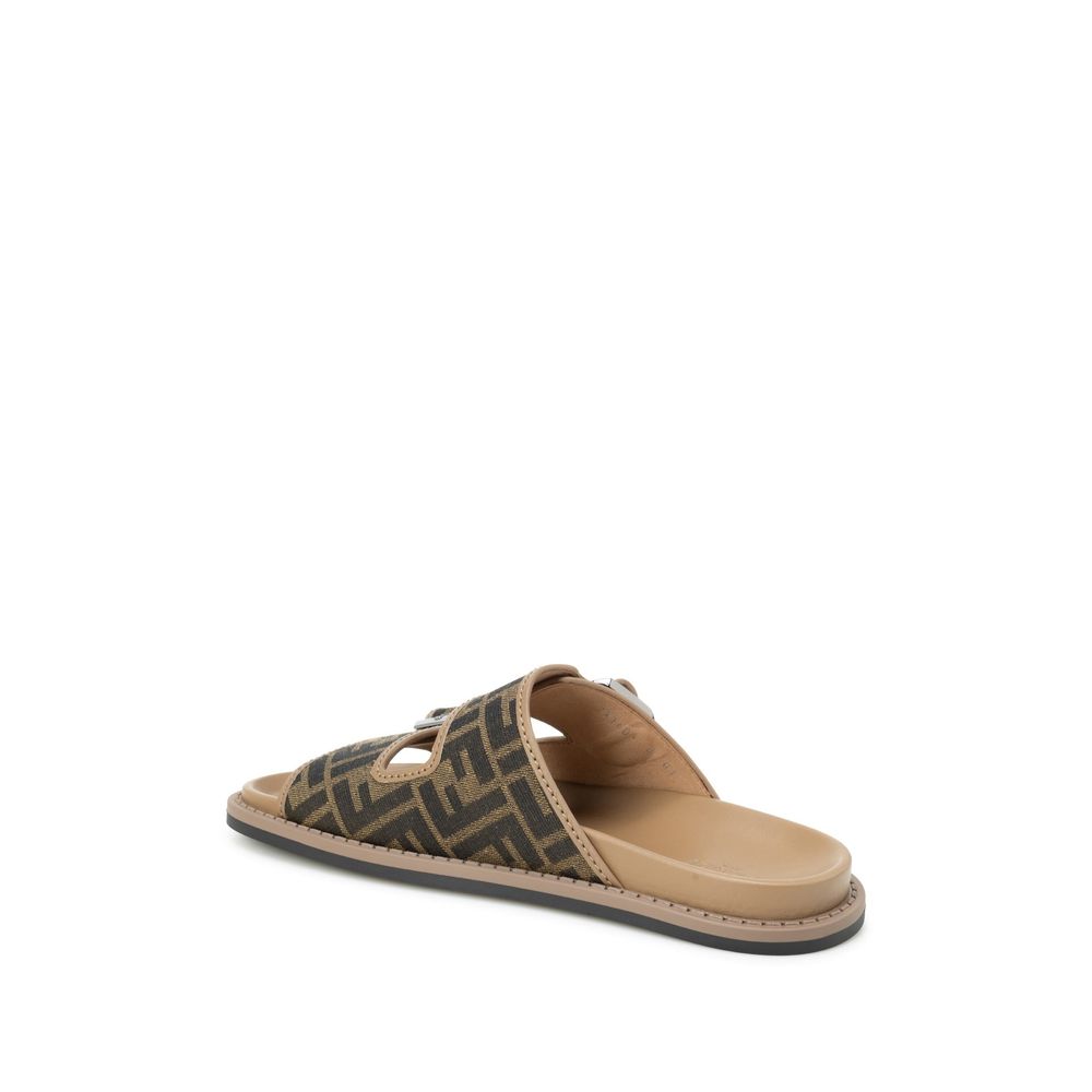 Sandales plates Fendi FF
