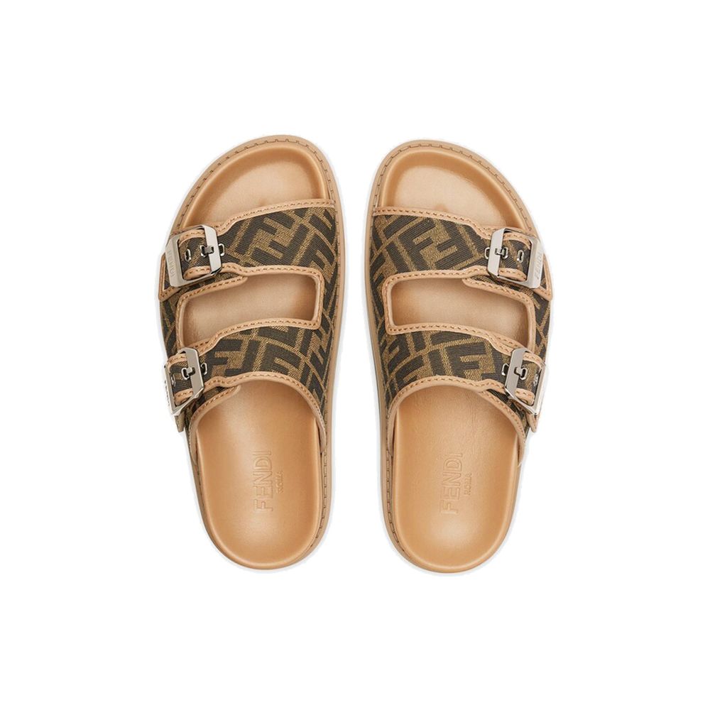 Sandales plates Fendi FF