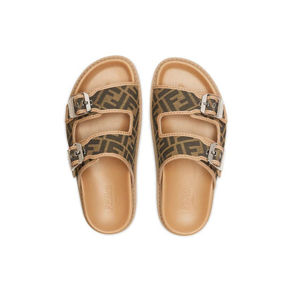 Sandales plates Fendi FF