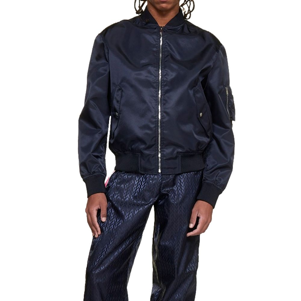 Blouson aviateur Valentino imprimé Neon Universe