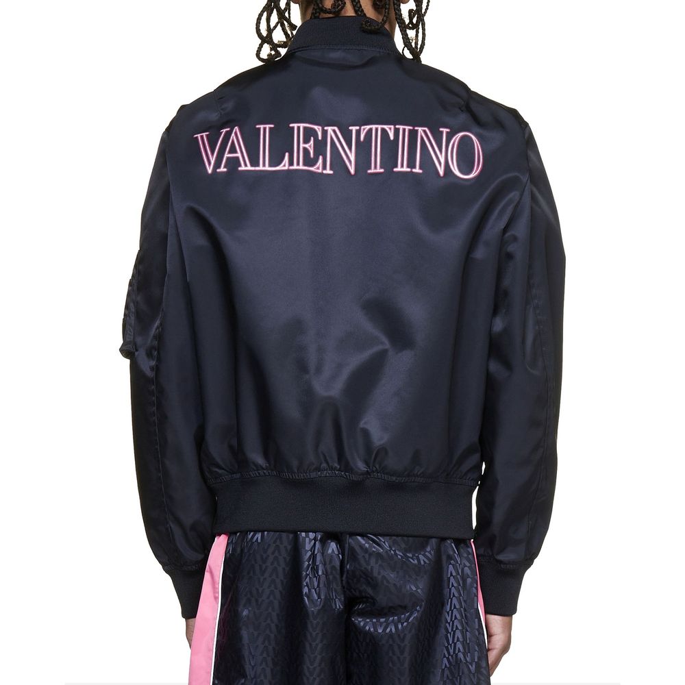 Blouson aviateur Valentino imprimé Neon Universe