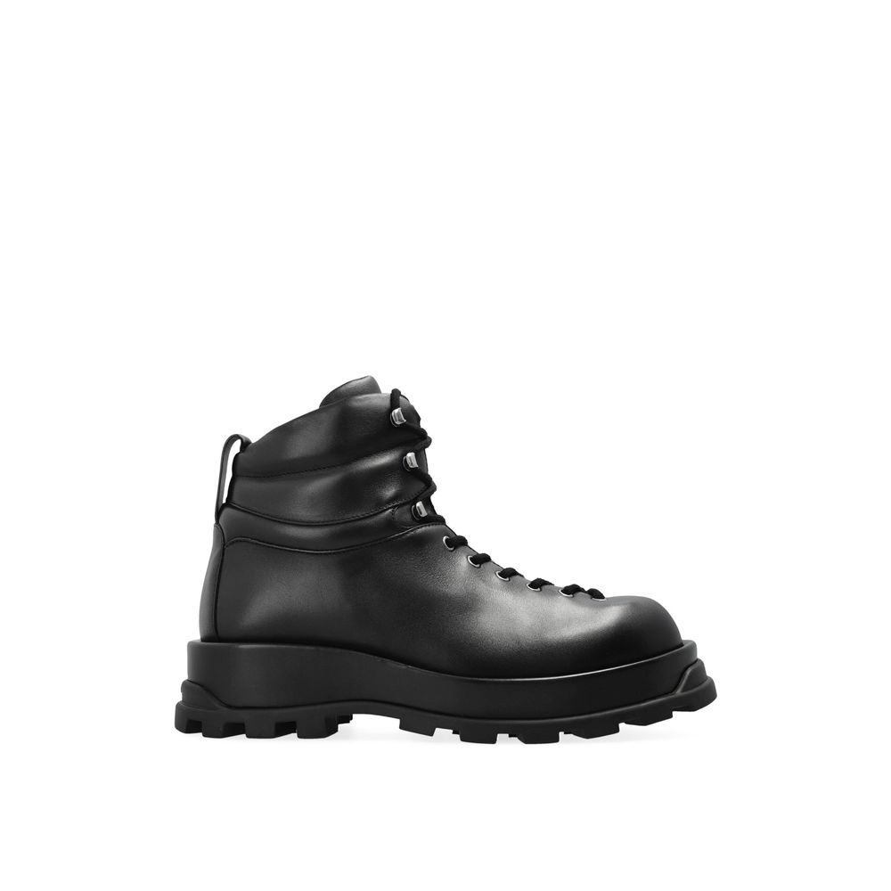 Jil Sander Leather Ankle Boots by Jil Sander