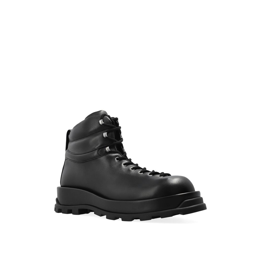 Jil Sander Leather Ankle Boots by Jil Sander