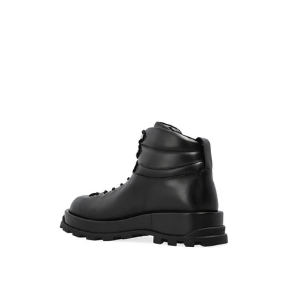 Jil Sander Leather Ankle Boots by Jil Sander