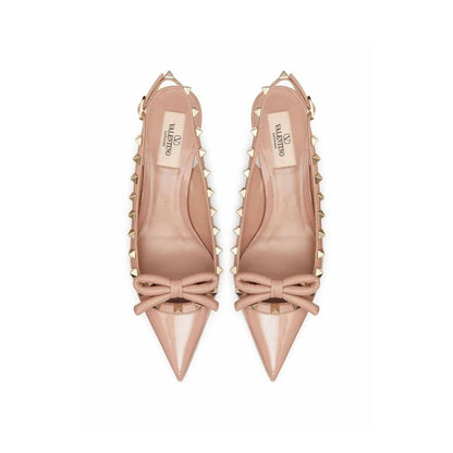 Escarpins à bride arrière en cuir Valentino Garavani
