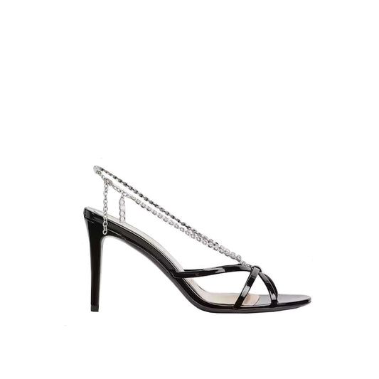 Sandales à chaîne en cristal Gucci