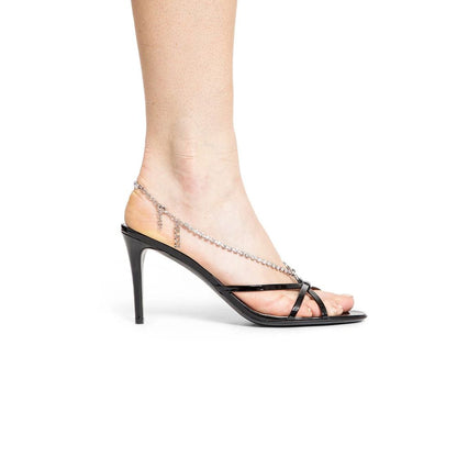 Sandales à chaîne en cristal Gucci