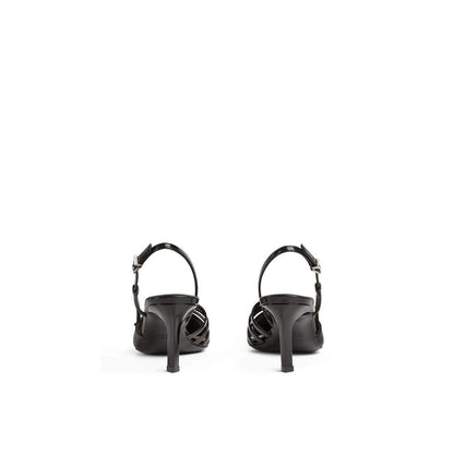 Escarpins à bride arrière en cuir Gucci