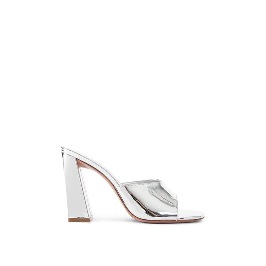 Amina Muaddi Brigitte 95 Mirror Mules by Amina Muaddi