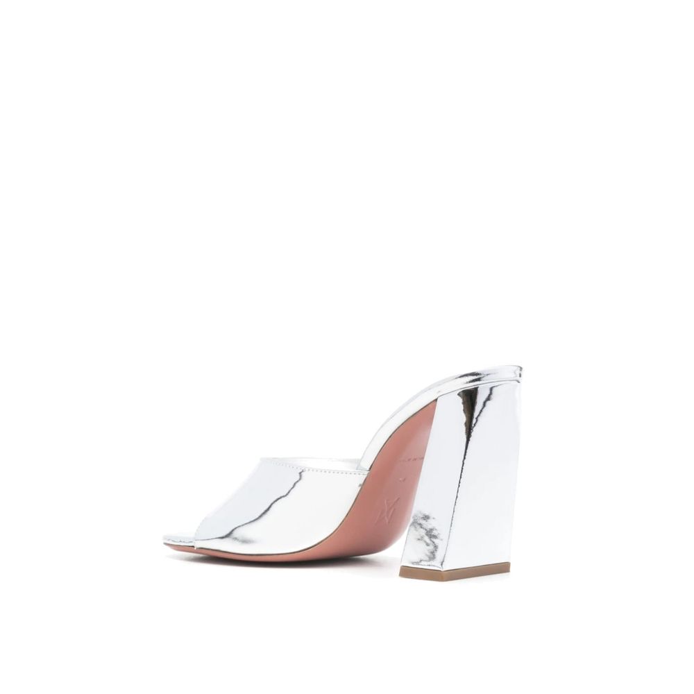 Amina Muaddi Brigitte 95 Mirror Mules by Amina Muaddi