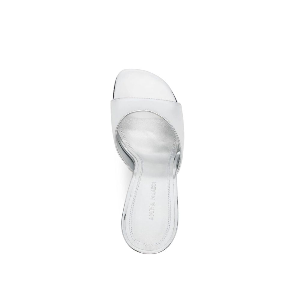 Amina Muaddi Brigitte 95 Mirror Mules by Amina Muaddi
